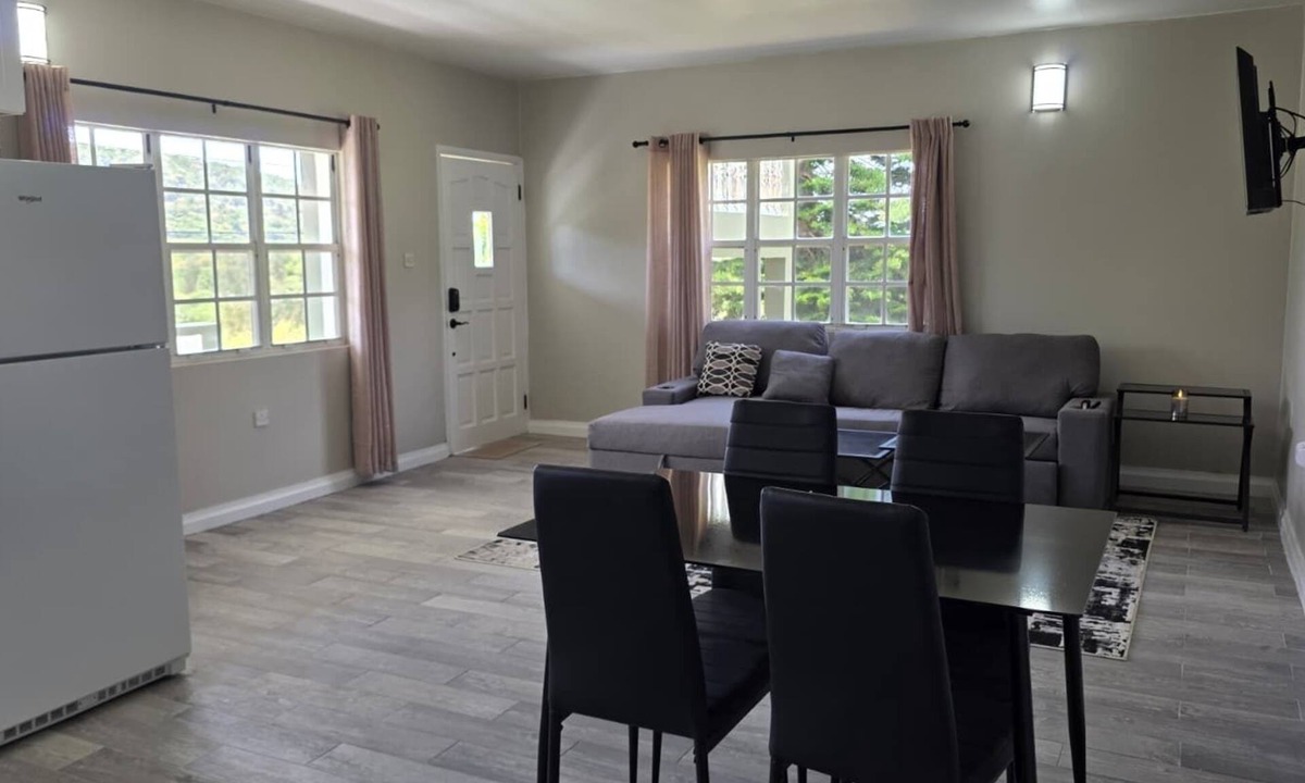 Basseterre Apartment | Modern 1BR Mountain View Retreat w/AC & Full Kitchen