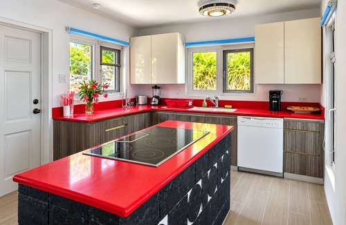 Frigate Bay Villa | 5 Bedroom Ocean and Nevis View Estate with Pool in upscale Turtle Beach Area