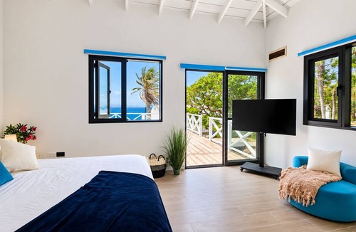 Turtle Beach Cottage | Brand New Romantic Ocean View Cottage with Private Deck at Turtle Beach