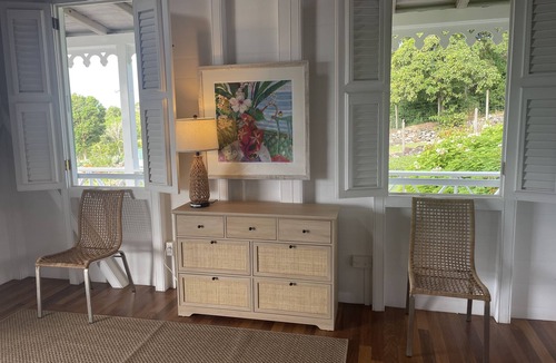 Pond Hill Cottage | Charming Nevis Cottage with pool and ocean view on grounds of Hermitage Inn