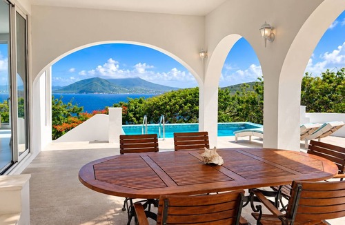 Frigate Bay House | Newly Renovated Caribbean Villa above Turtle Beach with Stunning Nevis Views