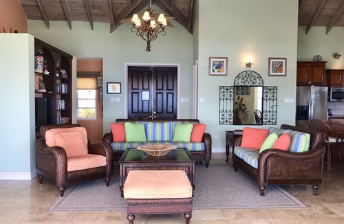 Frigate Bay House | Luxury Villa, Panoramic, Ocean, Mountain Views, Turtle Beach, Grill, Pool!