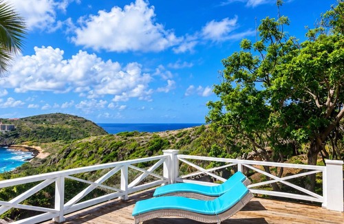 Frigate Bay House | Private Caribbean Cottage with Ocean & Nevis Views near Cockleshell Beach