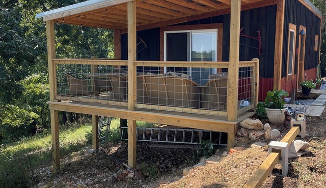 Cozy cabin with 1 bedroom and WiFi, AC in enjoyable Everton AR 90 Acres in Everton