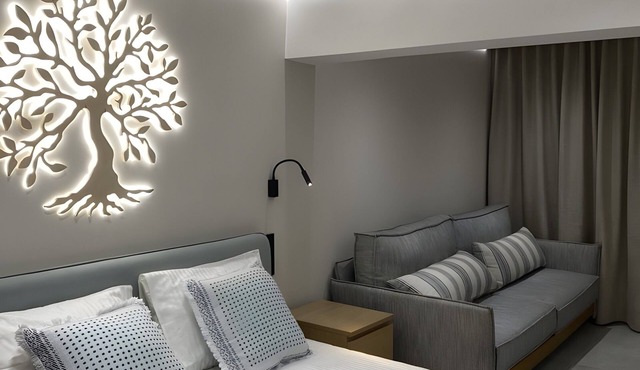 Element Of Water Apartment among Olive Trees in Pyrgos Dirou in Pirgos Dhirou
