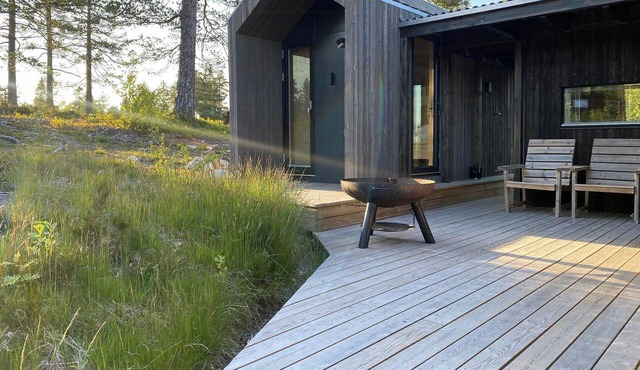Mountain cabin with sauna at Blefjell in Lampeland