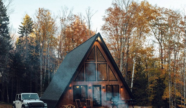 NEW A-frame just minutes away from Stratton and Mount Snow Ski Areas in Stratton