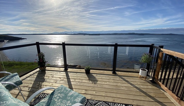 Oceanfront home in the heart of Wilson’s Beach in Wilsons Beach