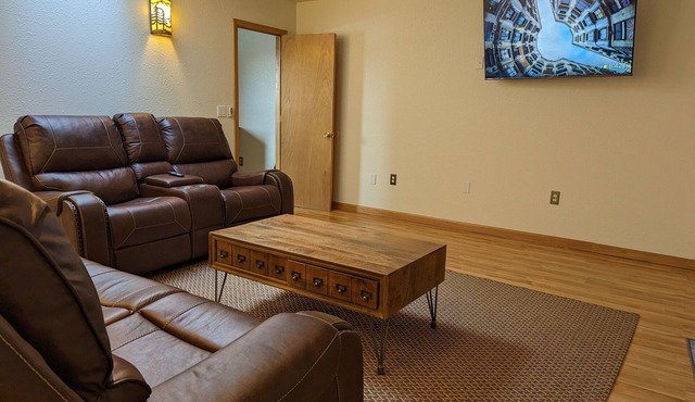 Step into a welcoming embrace of comfort and scenic tranquility as you explore this inviting 2-bedroom hotel apartment along the Gunnison River in Delta, CO. in Delta