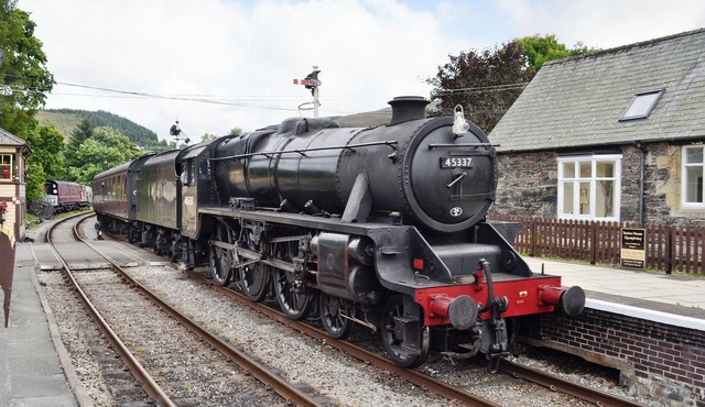 Trainspotting need not be a fantasy. in Corwen