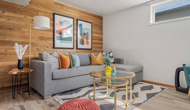 Vibrant basement suite, blending style and comfort for a delightful stay. in Drumheller