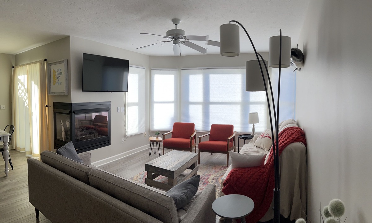 Manistee Condo | The Salty Salmon! Your Up North Getaway at Harbor Village! Pools Beach King Beds